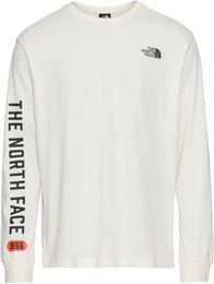 Langarmshirt , Herren, Gr. XXL, wei (wei dune), Jersey, Obermaterial: 100% Baumwolle, unifarben, bedruckt, sportlich, Rundhals, Langarm Rippbndchen, Shirts
