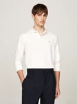 Tommy Hilfiger Langarm-Poloshirt L/S LIQUID COTTON REG POLO ivory petal