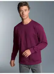 Sweatshirt Sweatshirt Gr. XL, rot (sangria), Herren, 70% Baumwolle, 30% Polyester, Sweatshirts