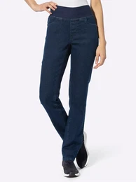 Schlupfjeans Gr. 50, Normalgren, blau (blue, stone, washed) Damen Jeans