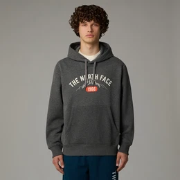 Kapuzensweatshirt , Herren, Gr. S, grau (tnf medium grau heather), Sweatware, Obermaterial: 90% Baumwolle, 10% Polyester, sportlich, Langarm Rippbndchen, Sweatshirts