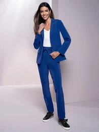 Hosenanzug Gr. 46, Normalgren, blau (royalblau) Damen Anzge Bestseller