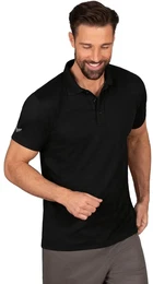 Poloshirt Poloshirt aus Polyester mit Knopfleiste , Herren, Gr. XXL, schwarz, 100% Polyester (Bioactive), klassisch, Kurzarm, Shirts