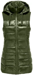 Anzugweste ONLSOPHIE MIX PUFFER WAISTCOAT CC OTW , Damen, Gr. M (38), grn (deep depths), Steppware, Obermaterial: 100% Nylon, unifarben, modisch, Westen