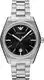 Quarzuhr EMPORIO ARMANI Armbanduhren silberfarben (silberfarben, schwarz) Herren Armbanduhr, Herrenuhr, Edelstahlarmband, analog, Tag