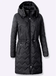 Steppmantel INSPIRATIONEN Gr. 46, schwarz Damen Mntel