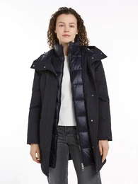 Parka Gr. XS (34), blau (desert sky) Damen Jacken mit Logoprgung