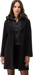 Kurzjacke Kurzmantel 2-in-1- Optik Gr. 38, schwarz (black beauty) Damen Jacken