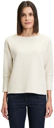 Sweatshirt mit 3/4 Arm Gr. 42, beige Damen Sweatshirts Material