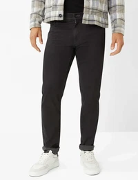 5-Pocket-Hose Style CADIZ , Herren, Gr. 36, Lnge 30, grau, 97% Baumwolle, 3% Elasthan, Hosen