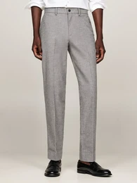 5-Pocket-Hose DC DENTON BRUSHED MARL , Herren, Gr. 40, Lnge 32, grau (medium grau heather), Web, Obermaterial: 52% Baumwolle, 29% Polyester, 16% Viskose, 3% Elasthan, casual, Hosen, meliertes Design, mit Bgelfalten