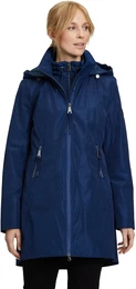 3-in-1-Funktionsjacke 3 in 1 Jacke mit Funktion , Damen, Gr. 44, blau (blauprint), Obermaterial: 100% Polyester. Futter: 100% Polyester. Fllung: 100% Polyester., sportlich, lssig geschnitten, Langarm, Jacken