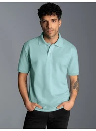 Poloshirt Poloshirt DELUXE Piqu , Herren, Gr. XL, blau (gletscher), 100% Baumwolle, Basic, Kurzarm, Shirts
