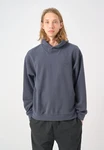 Cleptomanicx Kapuzensweatshirt Hooded Cosy Button Dunkelgrau/Dunkelblau/Hellgrau/Grau/Schwarz