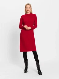 Strickkleid Strickkleid Gr. 36, Normalgren, rot Damen Kleider