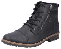 Winterstiefelette , Herren, Gr. 44, schwarz, Lederimitat, klassisch, Schuhe, Schnrboots, Winterboots in schmaler Form