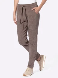 Schlupfhose Gr. 40, Normalgren, grau (dunkeltaupe) Damen Hosen