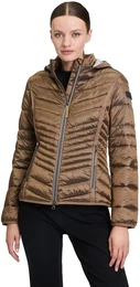 Outdoorjacke Outdoorjacke mit abnehmbarer Kapuze , Damen, Gr. 38, braun (hazelnut braun), Obermaterial: 100% Polyamid. Fllung: 100% Polyester., casual, figurumspielend, Langarm, Jacken