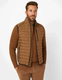 Steppweste Style WILLIS Gr. XL, braun (camelfarben) Herren Westen