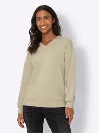 Sweatshirt Gr. 36, beige (sand) Damen Sweatshirts