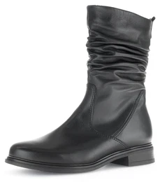 Stiefel Genua Gr. 37, schwarz Damen Schuhe Blockabsatz, Kurzstiefel, mit Innenreiverschluss