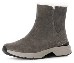 Winterboots ROLLINGSOFT Gr. 40, grau Damen Schuhe Keilabsatz, Stiefelette mit der typischen rollingsoft-Laufsohle
