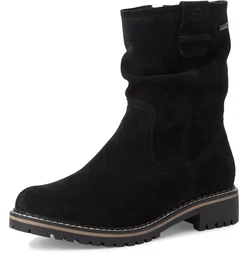 Winterstiefelette Gr. 36, schwarz Damen Schuhe Blockabsatz, Winterboots, Stiefelette mit Duo Tex-Ausstattung