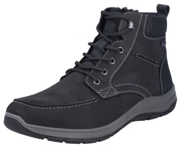 Winterboots , Herren, Gr. 46, schwarz, Leder, Lederimitat, casual, Schuhe, Outdoorschuh, Schnrboots, Stiefelette mit riekerTEX-Membran, Topseller