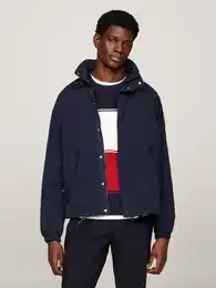 Blouson REGATTA JACKET Gr. L, blau (desert sky) Herren Jacken wasserabweisend, hochgeschlossen, mit verstaubarer Kapuze