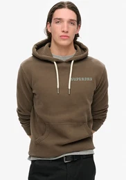 Kapuzensweatshirt TATTOO GRAPHIC HOODIE , Herren, Gr. M, grn (schwarz khaki), angeraute Sweatware, Obermaterial: 75% Baumwolle, 25% Polyester, bedruckt, modisch, relaxed fit, Rundhals, Langarm Rippbndchen, Sweatshirts