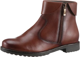 Stiefelette LIVERPOOL Gr. 7 (40,5), braun (cognac) Damen Schuhe Schlupfboots, Klassikboots mit Reiverschluss auen, G-Weite