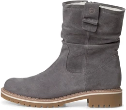 Winterstiefelette Gr. 38, grau Damen Schuhe Blockabsatz, Winterboots, Stiefelette mit Duo Tex-Ausstattung