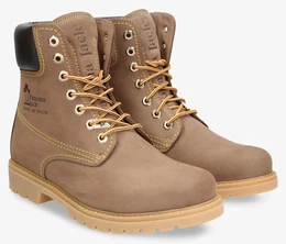 Winterboots Gr. 45, braun (camelfarben) Herren Schuhe Winterstiefelette, Schnrboots, Outdoorschuh mit Kontrastbesatz