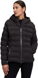 Steppjacke mit Kapuze Gr. 48, schwarz Damen Jacken