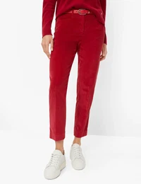 5-Pocket-Hose Style MARA S Gr. 38K (19), Kurzgren, rot Damen Hosen