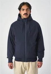 Winterjacke Simplist , Herren, Gr. L, blau (dunkelblau), 100% Polyester, bestickt, casual, normal, ohne Ausschnitt, Langarm, Jacken, mit lockerem Schnitt