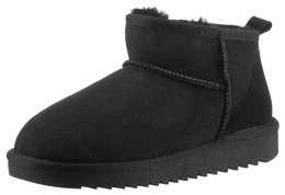 Winterboots Gr. 38, schwarz Damen Schuhe Schlupfboots, Snowboots, Winterboots in Bequemweite H = sehr weit