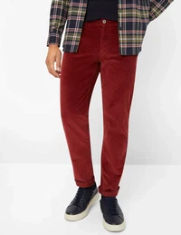 5-Pocket-Hose Style CADIZ Gr. 42, Lnge 34, rot Herren Hosen