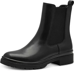 Chelseaboots Gr. 40, schwarz Damen Schuhe Blockabsatz, Businessschuh, Stiefelette mit bequemem Stretcheinsatz