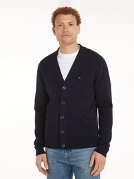 Strickjacke ESSENTIAL COTTON CARDIGAN Gr. XXL, blau (desert sky) Herren Strickjacken