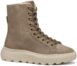 Schnrboots D SPHERICA EC4.1 D Gr. 38, grau (taupe) Damen Schuhe Plateau Boot, Chunky Winterboot mit Warmfutter