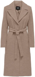 Langmantel ONLCLARA X-LONG COAT CS OTW Gr. L (40), grau (mocha meringue) Damen Mntel