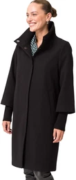 Wintermantel Mantel Wolloptik mit Stulpen Gr. 34, schwarz (black beauty) Damen Mntel