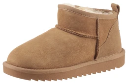 Winterboots Gr. 40, braun (cognac) Damen Schuhe Schlupfboots, Snowboots, Winterboots in Bequemweite H = sehr weit