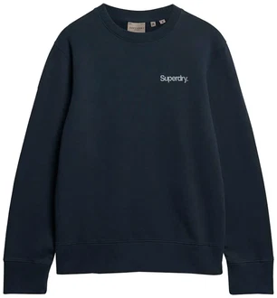 Superdry Sweatshirt Core Logo City Loose Crew blau Superdry Sweatshirt Core Logo City Loose Crew blau
