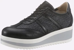Schnrschuh Gr. 37, schwarz Damen Schuhe