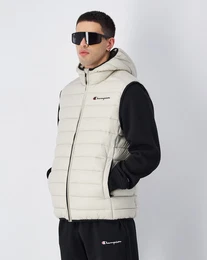 Steppweste Polyfilled Vest , Herren, Gr. M, grau (grau, schwarz), Obermaterial: 100% Polyamid, Westen