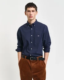 Langarmhemd REG MICRO PRINT SHIRT , Herren, Gr. 4XL, N-Gr, blau (evening blau), Web, Obermaterial: 100% Baumwolle, casual, Langarm 2-Knopf-Manschette, Hemden, mit einem dezenten, durchgehenden Mikro-Print