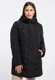 Steppjacke Gr. 40, schwarz (black) Damen Jacken mit Kapuze