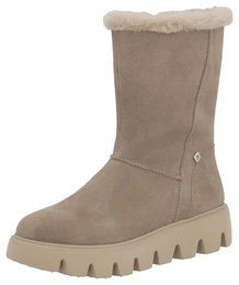 Winterstiefel EVOLUTION Gr. 40, grau (fango) Damen Schuhe Snowboots, Plateaustiefel mit Innenreiverschluss